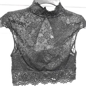Black Lace Top